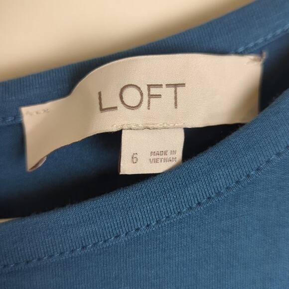 NWOT Royal Blue Long Dress Iridescent Women's Size 6 - Picture 2 of 12